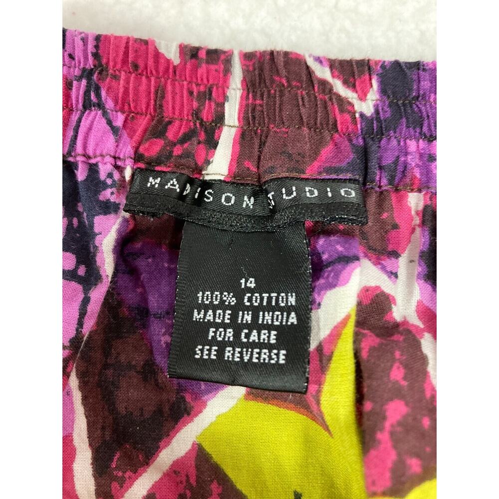 Vintage Y2K Madison Studio Patchwork Multicolor C… - image 3